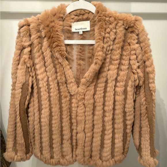 Heartloom Women's RABBIT FUR Jacket - Picture 1 of 8